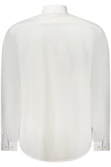 GUESS JEANS MEN'S LONG-SLEEVED SHIRT WHITE