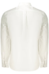 GUESS JEANS MEN'S LONG-SLEEVED SHIRT WHITE