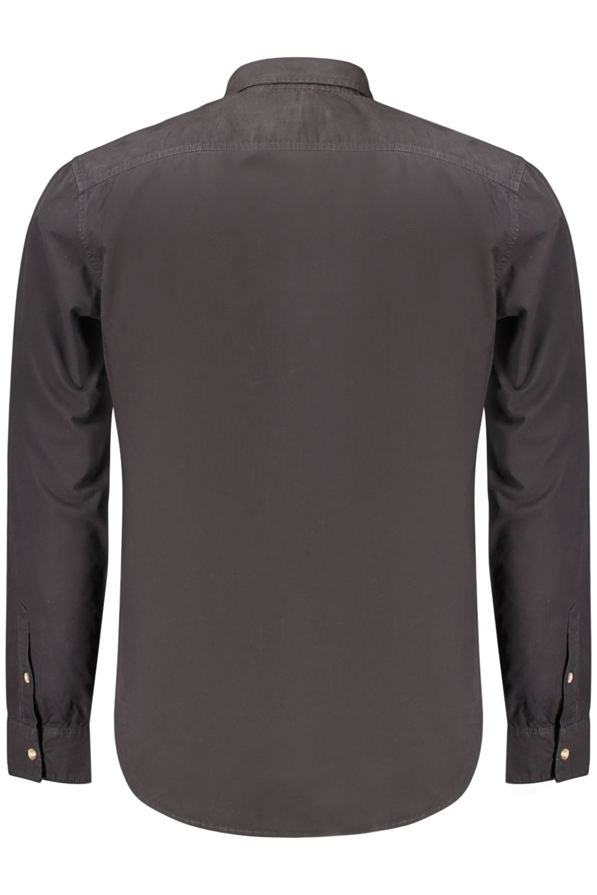 GUESS JEANS MEN'S LONG-SLEEVED SHIRT BLACK