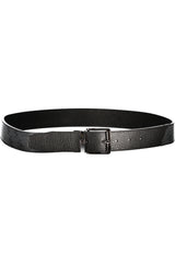 GUESS JEANS MEN'S GREY LEATHER BELT