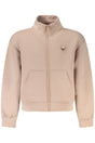 GUESS JEANS PINK ZIP-UP SWEATSHIRT FOR GIRLS