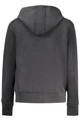 GUESS JEANS WOMEN'S ZIP-UP SWEATSHIRT BLACK