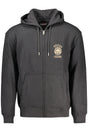 GUESS JEANS MEN'S ZIP-UP SWEATSHIRT BLACK