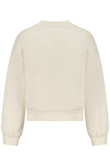 GUESS JEANS ZIP-UP SWEATSHIRT FOR GIRLS, WHITE