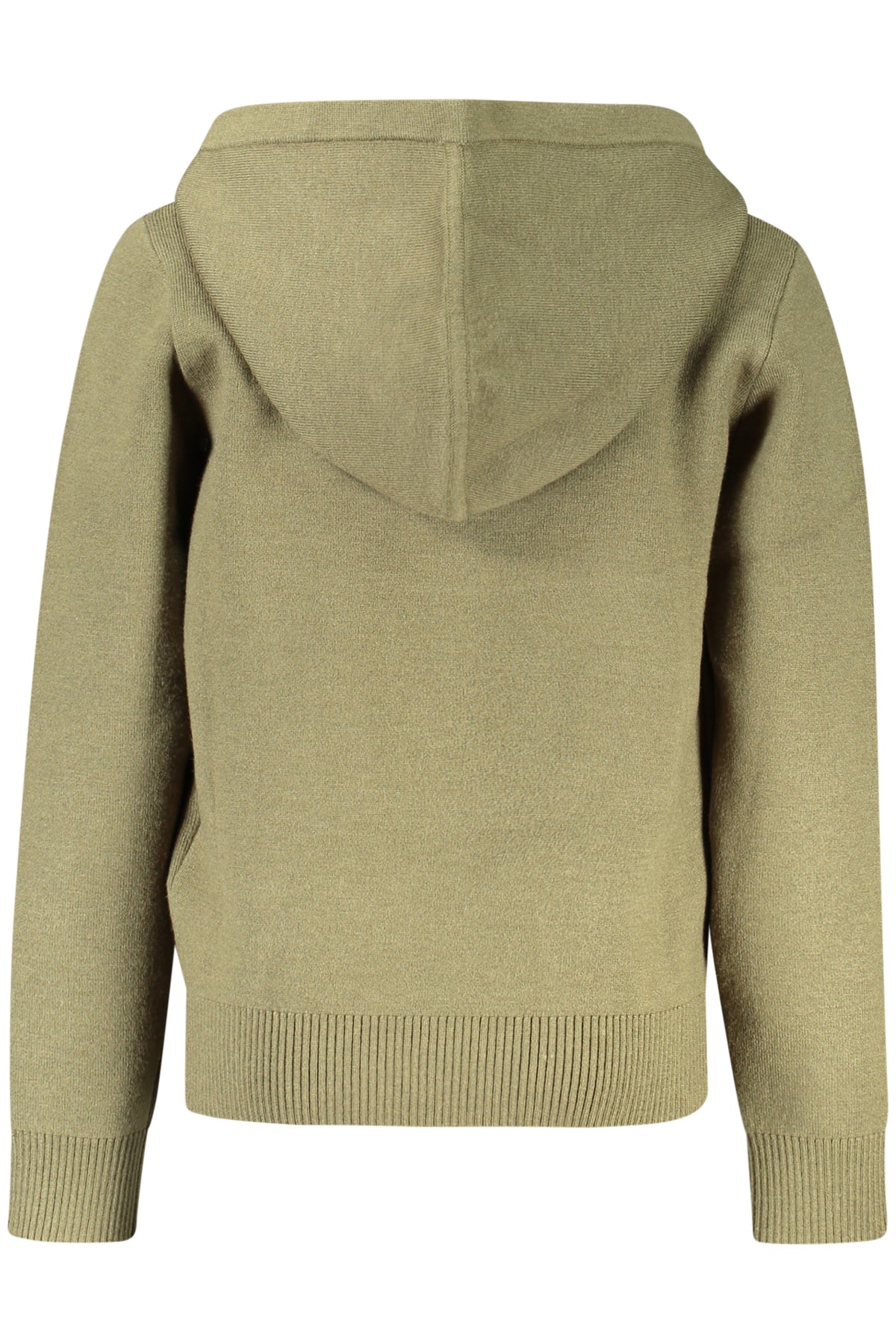 GUESS JEANS CHILDREN'S GREEN ZIP-UP SWEATSHIRT