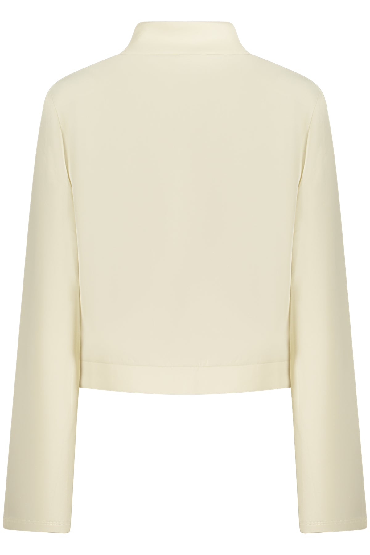 GUESS JEANS WOMEN'S WHITE ZIP-UP SWEATSHIRT