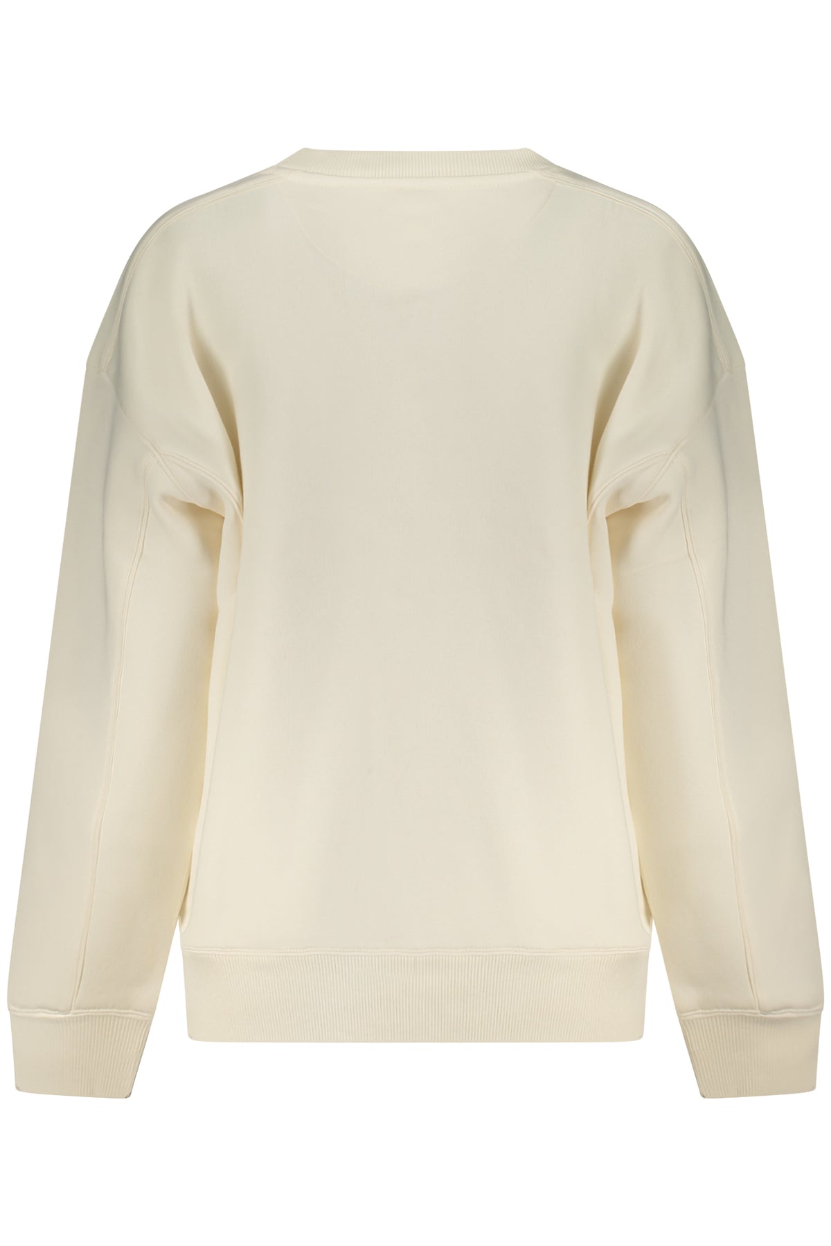 GUESS JEANS WOMEN'S WHITE ZIP-UP SWEATSHIRT