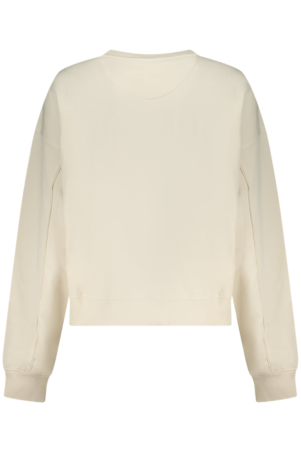GUESS JEANS WOMEN'S WHITE ZIP-UP SWEATSHIRT