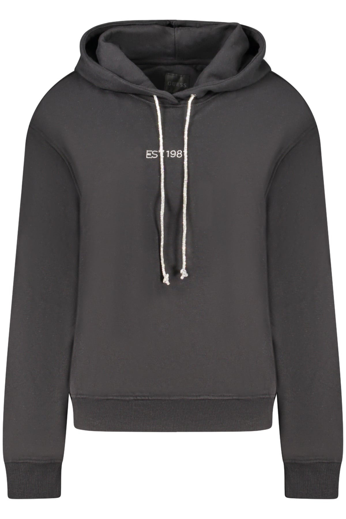 GUESS JEANS SWEATSHIRT WITHOUT ZIP WOMEN BLACK