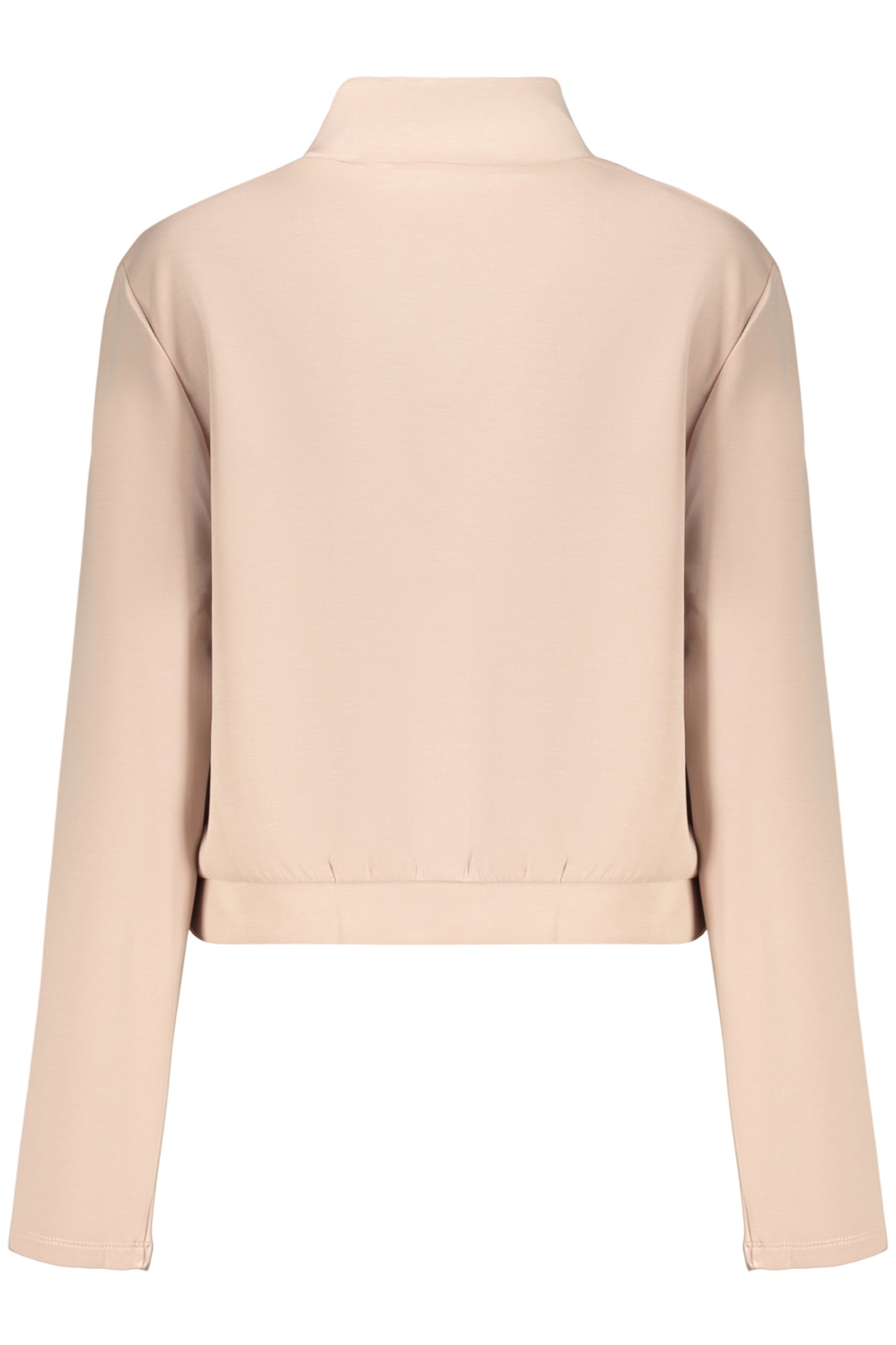 GUESS JEANS WOMEN'S PINK ZIP-UP SWEATSHIRT