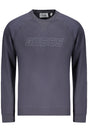 GUESS JEANS MEN'S BLUE ZIP-UP SWEATSHIRT