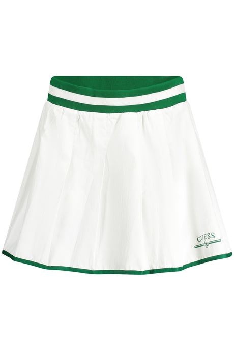 GUESS JEANS SHORT SKIRT WOMEN WHITE