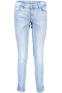 GUESS JEANS JEANS DENIM WOMAN LIGHT BLUE