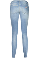 GUESS JEANS WOMEN'S DENIM JEANS BLUE