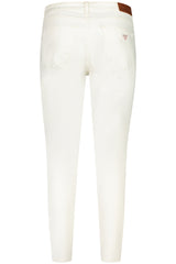GUESS JEANS WOMEN'S WHITE DENIM JEANS
