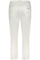 GUESS JEANS WOMEN'S WHITE DENIM JEANS
