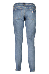 GUESS JEANS WOMEN'S DENIM JEANS BLUE