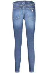 GUESS JEANS WOMEN'S DENIM JEANS BLUE