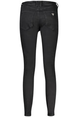 GUESS JEANS WOMEN'S BLACK DENIM JEANS