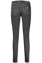 GUESS JEANS WOMEN'S BLACK DENIM JEANS
