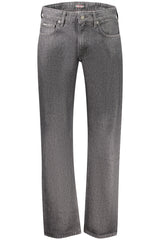 GUESS JEANS MEN'S DENIM JEANS BLACK