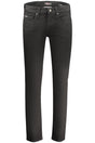 GUESS JEANS MEN'S DENIM JEANS BLACK