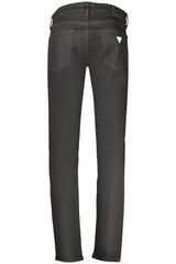 GUESS JEANS MEN'S DENIM JEANS BLACK