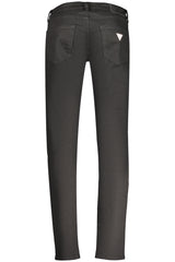GUESS JEANS MEN'S DENIM JEANS BLACK
