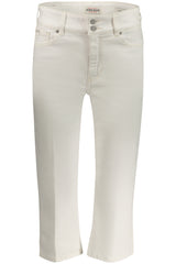 GUESS JEANS WOMEN'S WHITE JEANS CAPER