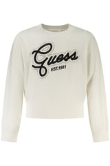 GUESS JEANS WHITE SWEATER FOR GIRLS