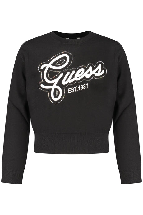 GUESS JEANS BLACK SWEATER FOR GIRLS