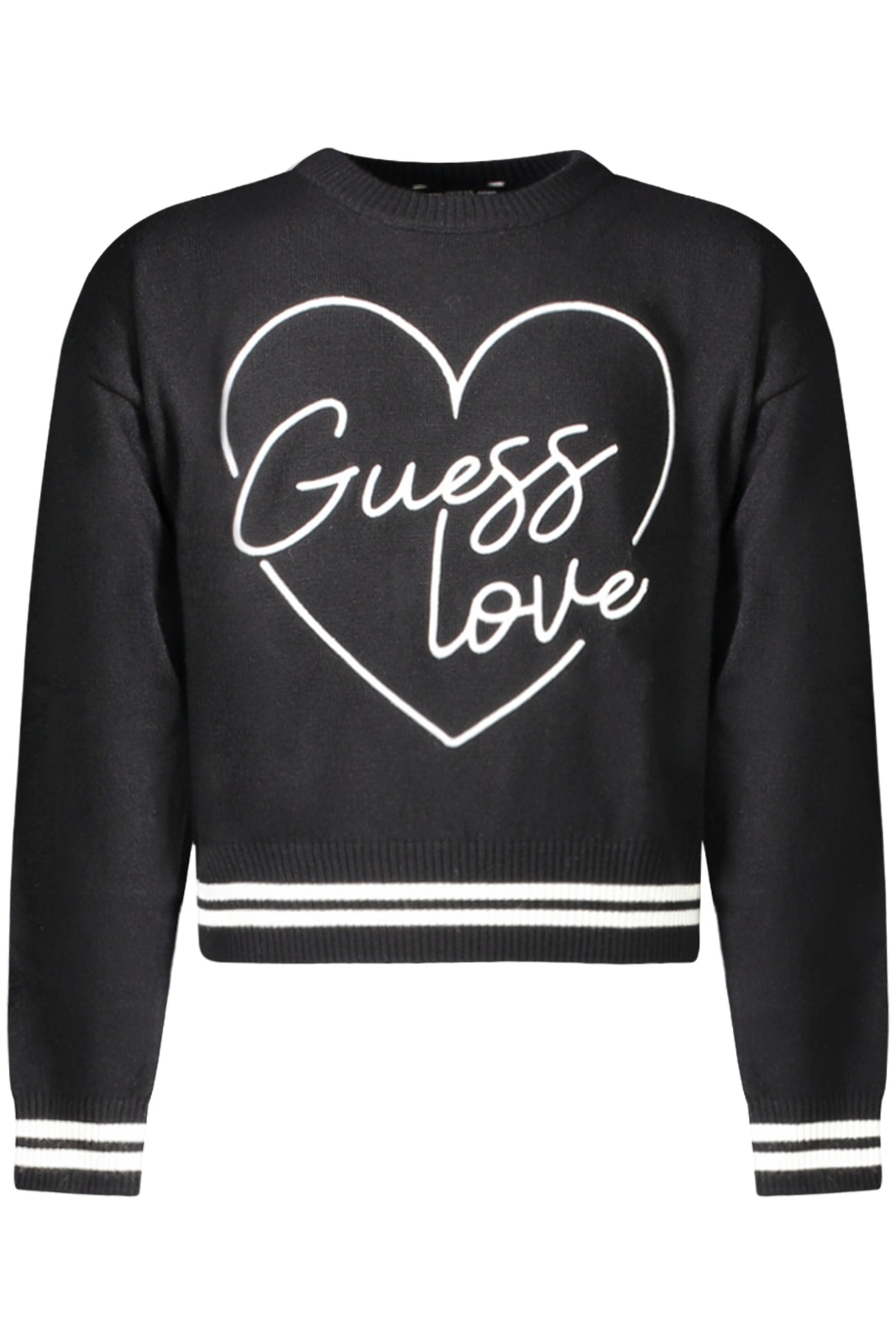GUESS JEANS BLACK SWEATER FOR GIRLS