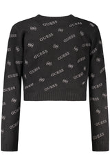 GUESS JEANS BLACK SWEATER FOR GIRLS