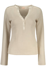GUESS JEANS WOMEN'S BEIGE SWEATER