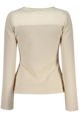 GUESS JEANS WOMEN'S BEIGE SWEATER