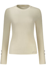 GUESS JEANS WOMEN'S WHITE SWEATER