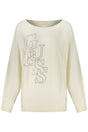 GUESS JEANS WOMEN'S WHITE SWEATER