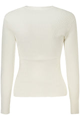 GUESS JEANS WOMEN'S WHITE SWEATER
