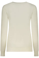 GUESS JEANS WOMEN'S WHITE SWEATER
