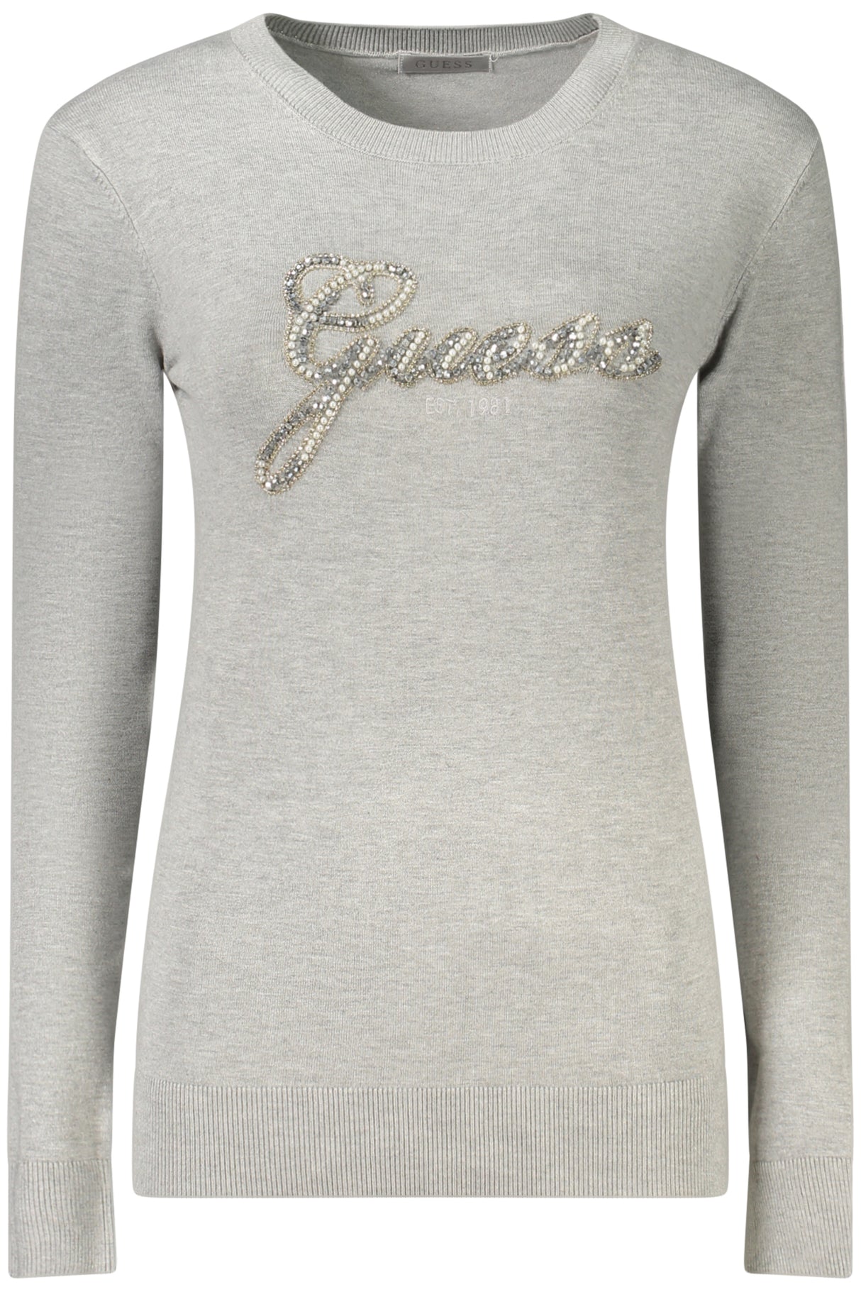 GUESS JEANS WOMEN'S GREY SWEATER