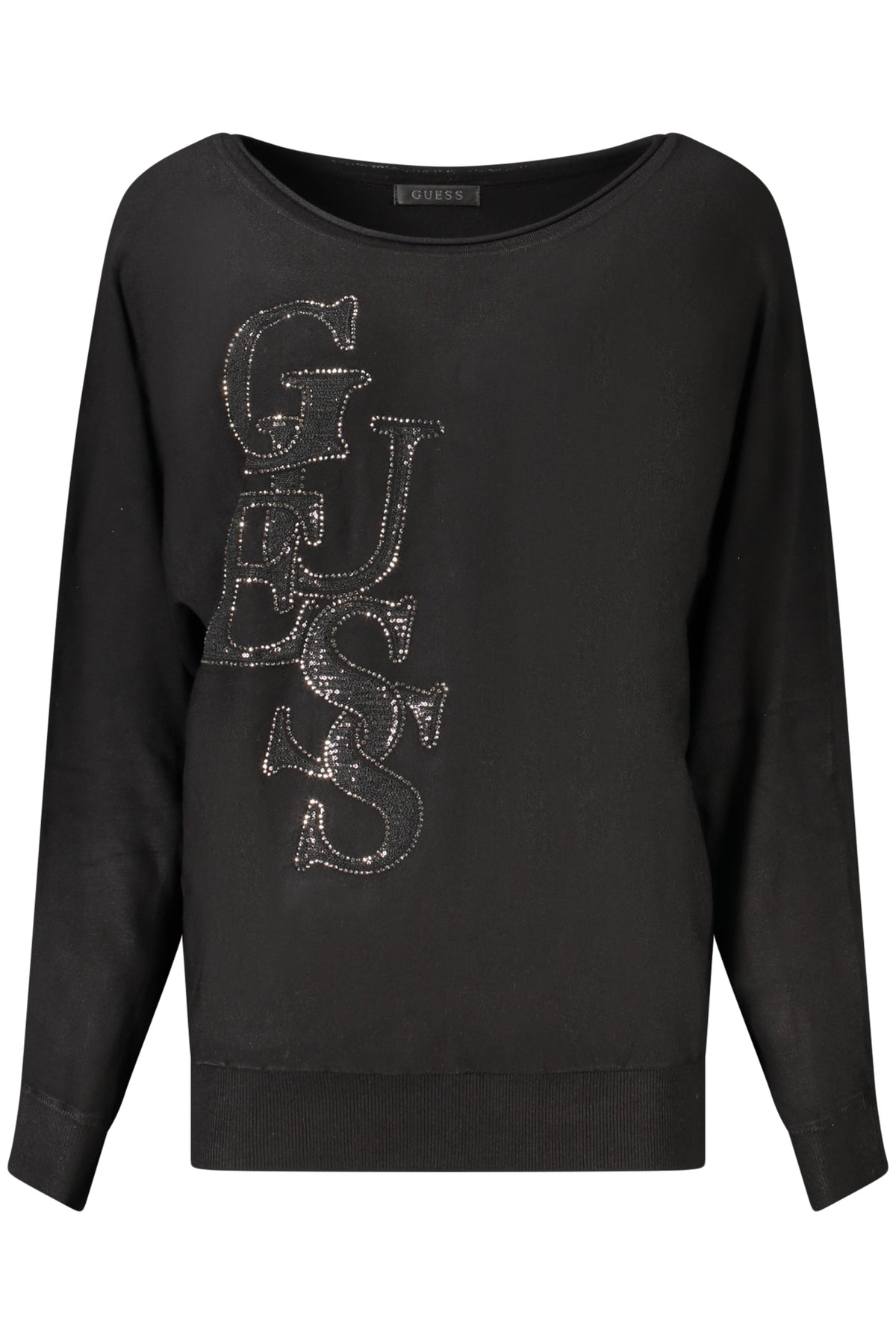 GUESS JEANS WOMEN'S BLACK SWEATER