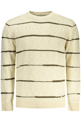 GUESS JEANS MEN'S BEIGE SWEATER
