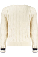 GUESS JEANS WHITE SWEATER FOR GIRLS