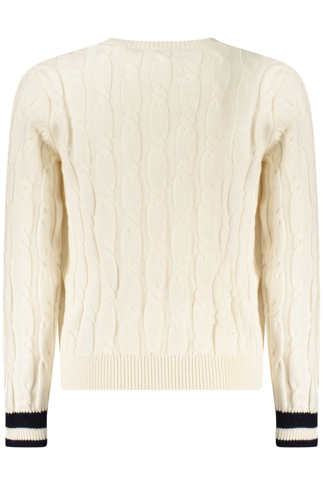 GUESS JEANS WHITE SWEATER FOR GIRLS