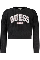 GUESS JEANS BLACK SWEATER FOR GIRLS
