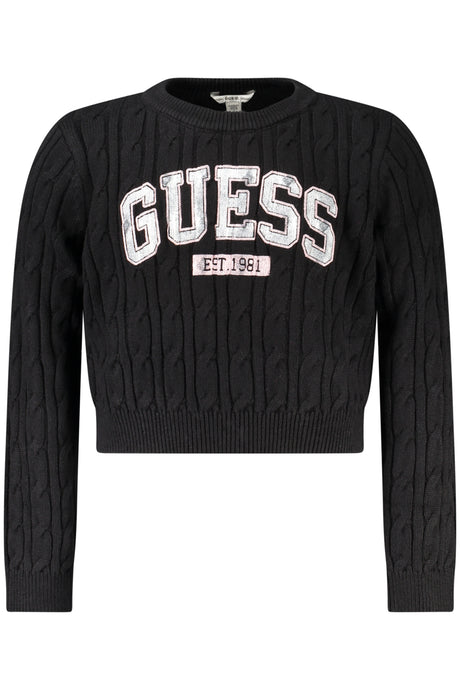 GUESS JEANS BLACK SWEATER FOR GIRLS