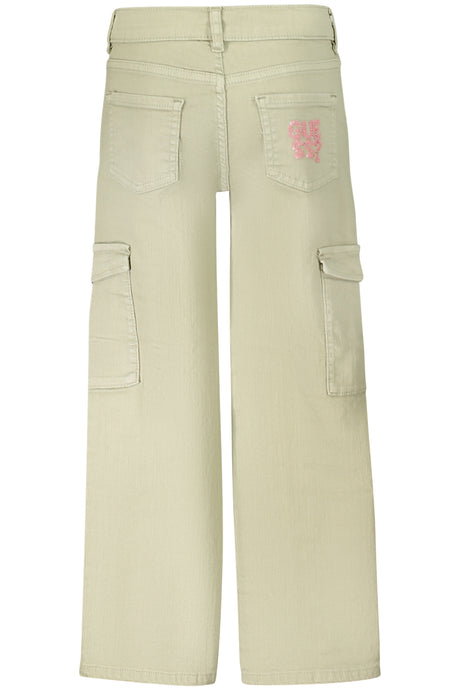 GUESS JEANS GIRLS GREEN PANTS
