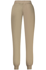 GUESS JEANS WOMEN'S GREEN TROUSERS