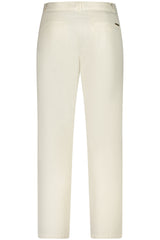 GUESS JEANS MEN'S WHITE TROUSERS