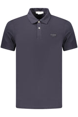 GUESS JEANS MEN'S SHORT-SLEEVE POLO SHIRT, BLUE